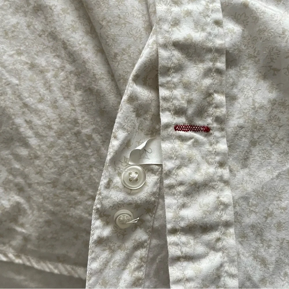 Vtg Guess Pearl Snap Long Sleeve Floral 100% Cotton Button Up Shirt Size XL - Picture 11 of 16